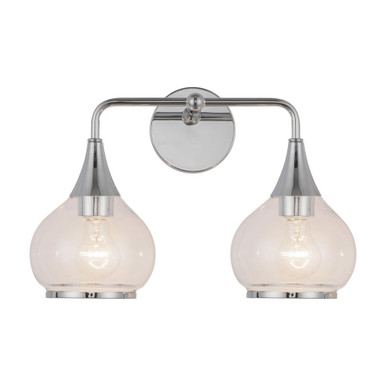 Hazel 2 Light Vanity Light by Alora - VL524217
