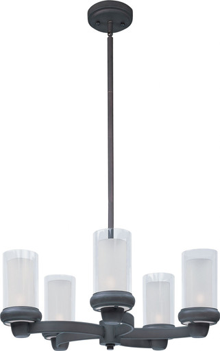 Bayview 5 Light Medium Chandelier by Maxim - 22345CLFTBZ