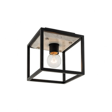 Plaza 1 Light 7 Inch Wide Flush Mount by Kalco - 512041MB