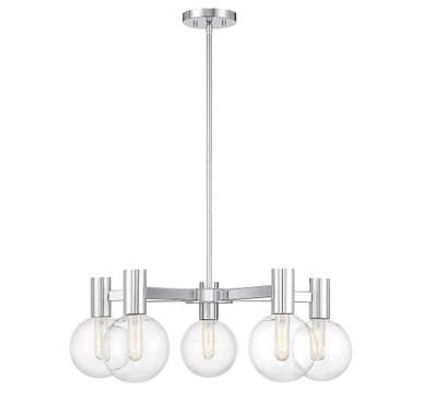 Wright 5 Light Large Chandelier by Savoy House - 1-3073-5