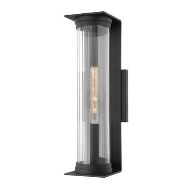 Presley 1 Light Outdoor Wall Mount 22 Inch Tall by Troy - B1323-TBK