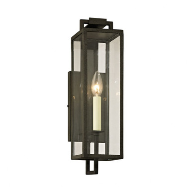 Beckham 1 Light Candle Style Outdoor Wall Mount by Troy - B61