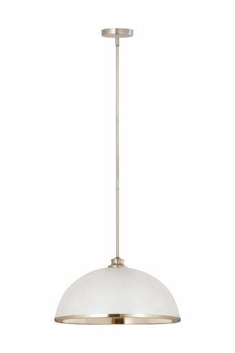 Landry 1 Light Pendant 10 x 20 Inches by Z Lite 1004P20-MW-BN - 1004P20-MW-BN