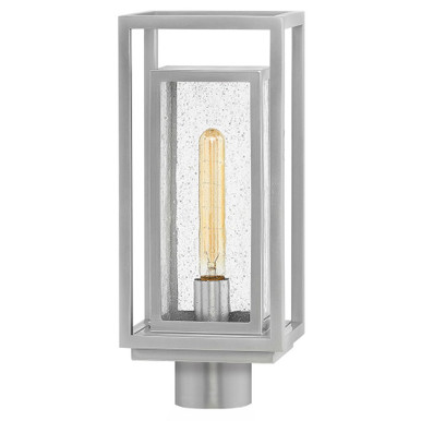 Republic 1 Light Medium Outdoor Post or Pier Mount 7 x 17 Inch by Hinkley  - 1001