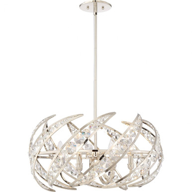 Crescent 6 Light Large Pendant by Quoizel - PCCN2824PK
