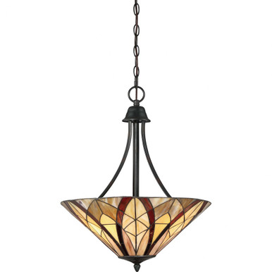 Victory 3 Light Large Pendant by Quoizel - TFVY2819VA