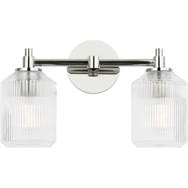 Barstow 2 Light Bath Vanity 9 Inch X 15 Inch Wide by Visual Comfort Studio - CV1092