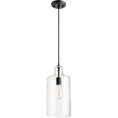 1 Light Transitional Small Pendant 16 Inch Tall by Quorum - 8141