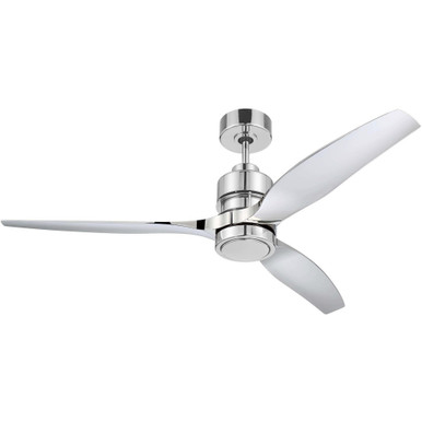 Sonnet WiFi 3 Blade Ceiling Fan with Light Kit 52 Inch Wide by Craftmade - SONWF52PLN3-PLNP
