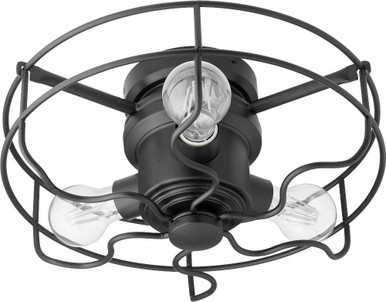 Windmill 18W 3 LED Cage Ceiling Fan Light Kit 14 by 5.5 Inches by Quorum - 1905