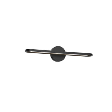 Marlon 22W LED Bath Vanity 0.63 Inch Tall and 23.25 Inch Wide by Kuzco - VL63724-BK-UNV