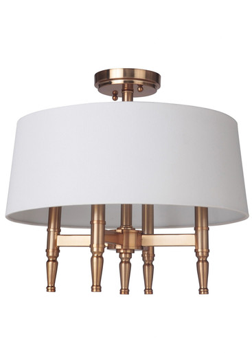 Ella 4 Light 18 Inch Wide Semi Flush Mount by Craftmade - 44654