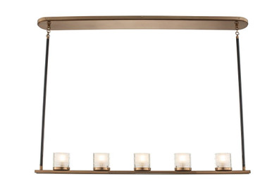 Library 5 Light Mini Island Chandelier by Kalco - 512461LB