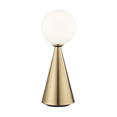 Piper 4W 1 LED Large Table Lamp 7.5 Inches by 19.75 Inches High by Mitzi - HL148201L-AGB/BK