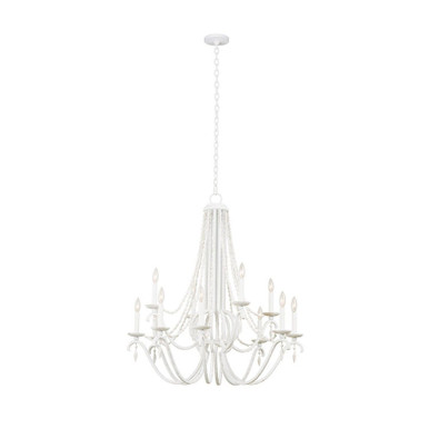 Acadia 12 Light Large 2 Tier Chandelier by Kalco - 507272DW