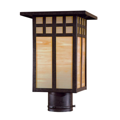 Great Outdoors Transitional 1 Light Outdoor Post 13.25 x 8 by Minka Lavery - 8605-A179