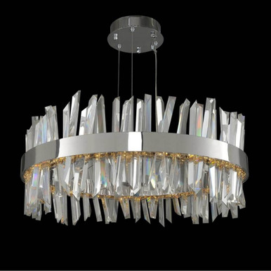 Glacier 64 Watt LED Light Oversized Pendant by Allegri - 030255-010