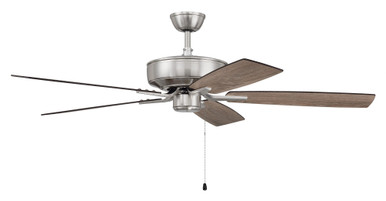 Pro Plus 52 Inch 5 Blade Ceiling Fan by Craftmade P52BNK5-52DWGWN - P52BNK5-52DWGWN