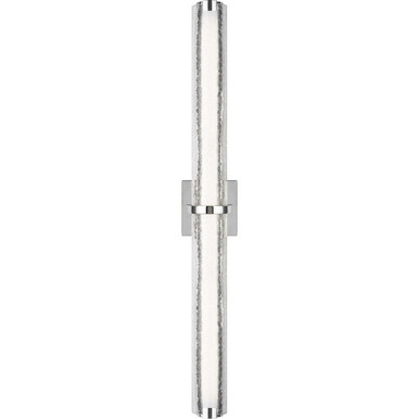 Cutler 1 Light Crackle Vanity Light 36 Inch Tall by Visual Comfort Studio - WB1878