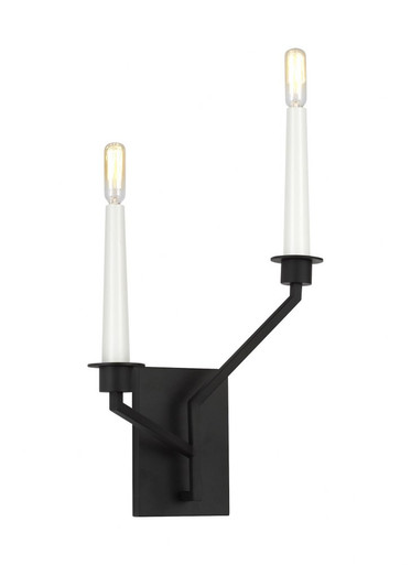 Hopton 2 Light Right Wall Sconce by Visual Comfort Studio - EW1092