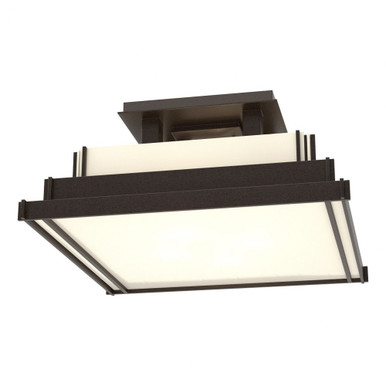 Steppe 4 Light Small Mission Semi Flush Mount by Hubbardton Forge - 123705HF