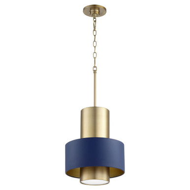 One Light Medium Cylinder Pendant by Quorum - 8011-3280