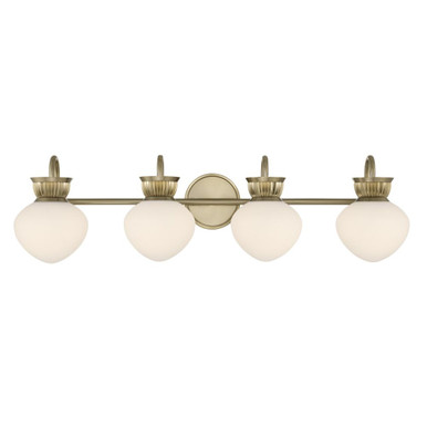 Melbourne 4 Light Bath Vanity 9.25 Inch and 33.25 Inch Wide by Savoy House - 8-1028-4-127