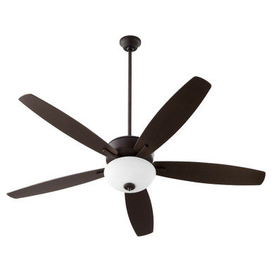 Breeze Patio 5 Blade Ceiling Fan with Light Kit 60 Inches Wide by Quorum  - 170605