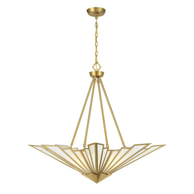 Rivage 4 Light Pendant 31 Inch Tall and 36 Inch Wide by Savoy House - 7-1038-4