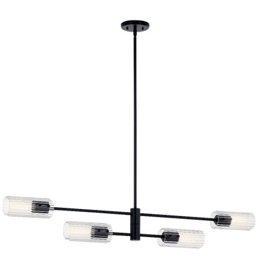 Velestino 4 Light Minimalistic Linear Chandelier by Kichler - 52681