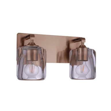 Andie 2 Light Bath Vanity 8 Inch Tall and 14 Inch Wide by Craftmade - 20614