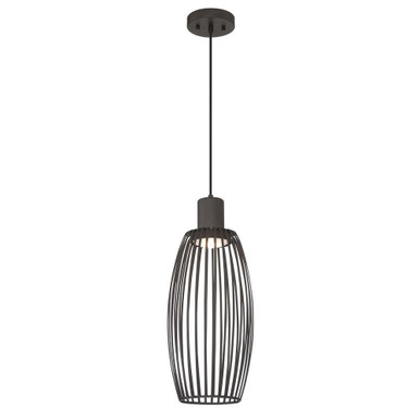 10W 1 LED Pendant 20 Inch Tall and 8.75 Inch Wide by Eurofase - 38513-015