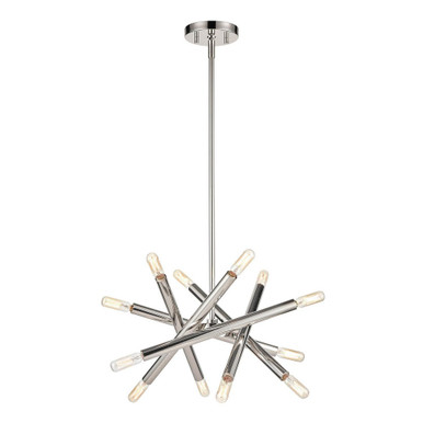 Mandelorian 12 Light Chandelier 14 x 14 Inch by Zeev  - CD10387-12-PN