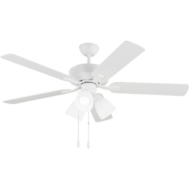 Linden 5 Blade Dual Mount Ceiling Fan 52 Inch W by Generation - 5LD52