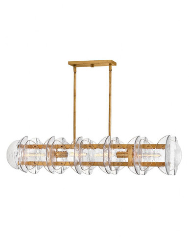 Seraphina 12W 4LED Medium Linear Chandelier 48 Inch Wide by Fredrick Ramond - FR41925DA