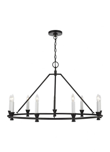 Keystone 9 Light Oversized Chandelier by Visual Comfort Studio - cc1179ai
