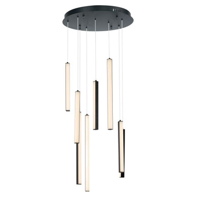 Hover 408W 8 LED Large Pendant by ET2 - E21377-BK