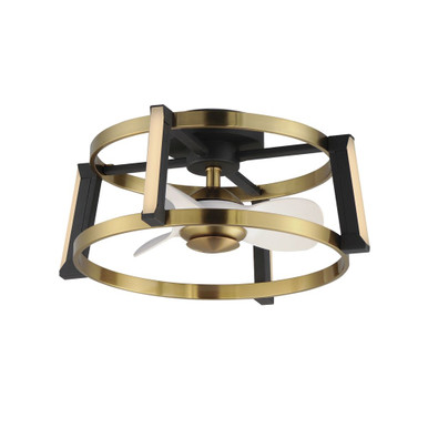 Darling 29W 4 LED Wifi Enabled Fandelier 24 Inches Wide by Maxim  - 61022WTBKNAB