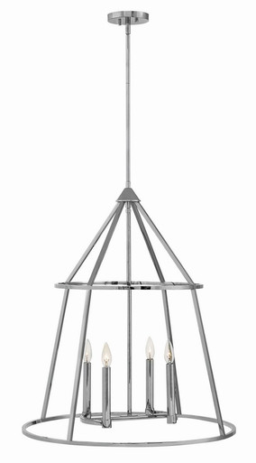 Middleton 4 Light Stem Hung Large Pendant 30 Inch Tall by Hinkley - 3774