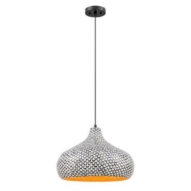 Jade 1 Light Pendant 13 Inch Tall and 18 Inch Wide by Savoy House - 7-3095-1-201