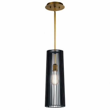 Linara 1 Light Small Pendant by Kichler - 44169bk