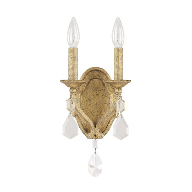 Blakely Two Light Candle Style Wall Sconce by Capital - 1617AG-CR