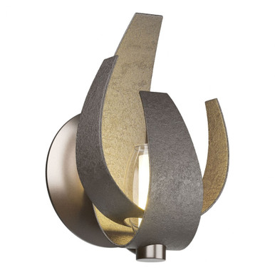 Corona 1 Light Contemporary Wall Sconce 9.7 Inch Tall by Hubbardton Forge - 206501HF