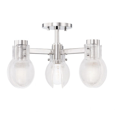 Jenna 3 Light Semi Flush Mount by Mitzi - H417603