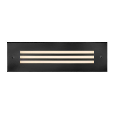 Sparta Dash 7W LED Large Louvered Brick Light by Hinkley - 15335SSB