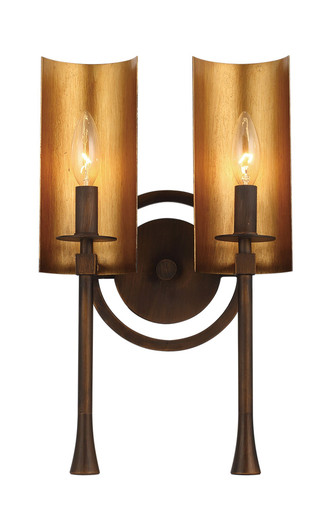 Candella 2 Light Candle Style Vanity Light by Maxim - 30292CHBGLD