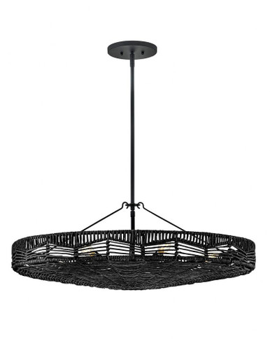 Ophelia 30W Six LED Large Pendant by Hinkley - 42303BK-BK