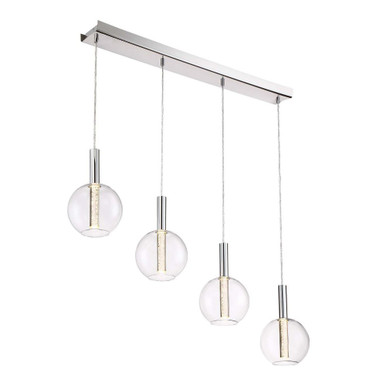 Empire 20W 4 LED Small Pendant 11.25 Inch Tall by Zeev - MP40030-LED-CH