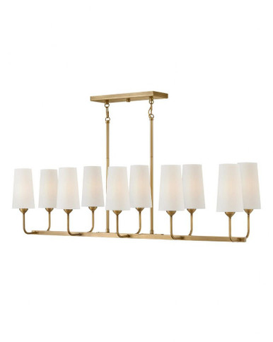 Lewis 10 Light Oversized Linear Chandelier by Hinkley - 45005