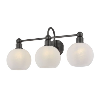 Jerica 3 Light Bath Vanity 10.75 Inch Tall and 24.5 Inch Wide by Mitzi - H1019303